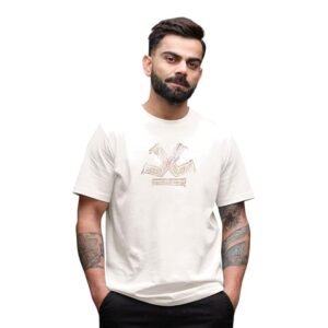 WROGN Men's 180 GSM Pure Cotton T-Shirt | Graphic Print